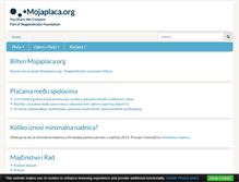 Tablet Screenshot of mojaplaca.org